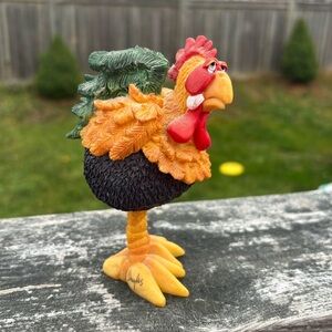 Russ Bobble Bods "Charlie" 24294 Doug Harris Rooster Chicken 5”